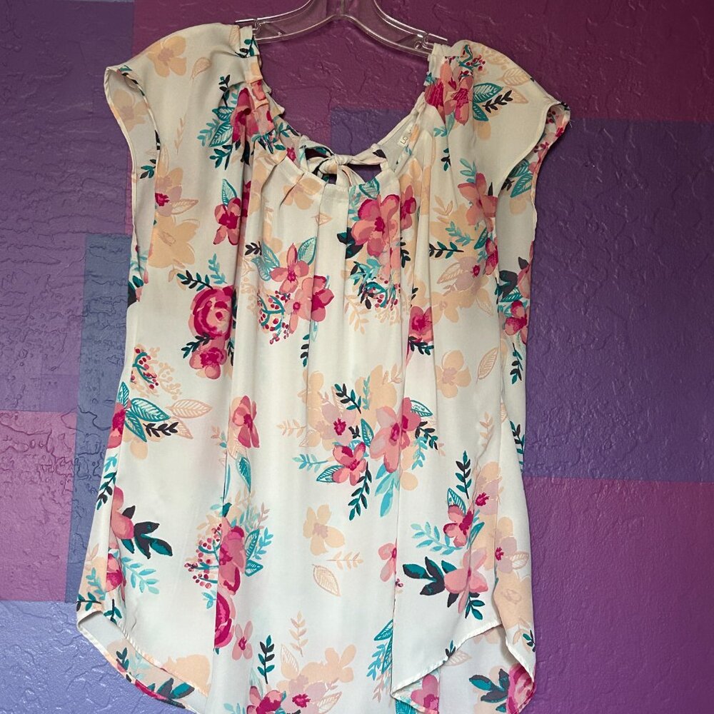 Lauren Conrad Floral Blouse